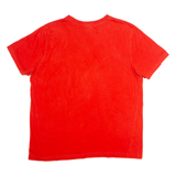 PUMA Mens T-Shirt Red Crew Neck M