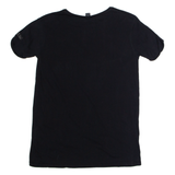 REPLAY Womens T-Shirt Black Crew Neck S