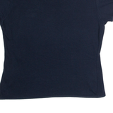 REEBOK Womens T-Shirt Blue V-Neck UK 14