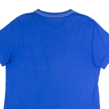 PUMA Italy Football Mens T-Shirt Blue Crew Neck M