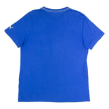 PUMA Italy Football Mens T-Shirt Blue Crew Neck M