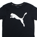 PUMA Womens T-Shirt Beige Crew Neck S