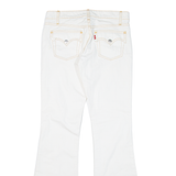 LEVI'S Superlow Womens Trousers White Regular Flared W29 L30