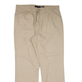 TOMMY HILFIGER Mens Trousers Beige Relaxed Straight W36 L32