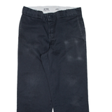 DICKIES 874 Workwear Mens Trousers Black Regular Straight W31 L26