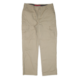 DICKIES Cargo Workwear Mens Trousers Beige Regular Straight W36 L32