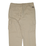 DICKIES Cargo Workwear Mens Trousers Beige Regular Straight W36 L32