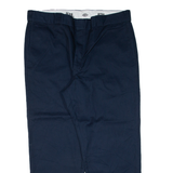 DICKIES 874 Workwear Mens Trousers Blue Regular Straight W40 L28