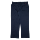 DICKIES 774 Workwear Womens Trousers Blue Regular Straight W36 L30