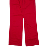DICKIES Womens Trousers Red Regular Bootcut W30 L31