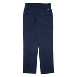 DICKIES Workwear Mens Trousers Blue Slim Tapered W32 L32