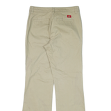 DICKIES Workwear Womens Trousers Beige Slim Bootcut W30 L29