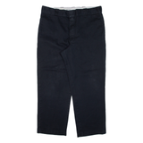 DICKIES 874 Workwear Mens Trousers Black Regular Straight W38 L28