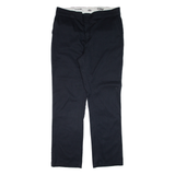 DICKIES 776 Workwear Womens Trousers Black Slim Straight W36 L30