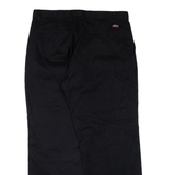 DICKIES Workwear Mens Trousers Black Relaxed Straight W36 L30