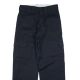 DICKIES Cargo Workwear Mens Trousers Black Relaxed Straight W29 L29