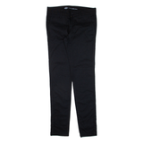 DICKIES Womens Trousers Black Slim Skinny W29 L31