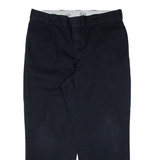 DICKIES 874 Workwear Mens Trousers Black Regular Straight W38 L28