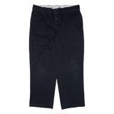 DICKIES 874 Workwear Mens Trousers Black Regular Straight W38 L28