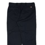 DICKIES 874 Workwear Mens Trousers Black Regular Straight W38 L28