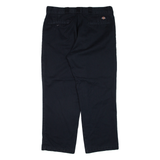 DICKIES 874 Workwear Mens Trousers Black Regular Straight W38 L28
