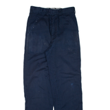 DICKIES Workwear Mens Trousers Blue Regular Straight W30 L31