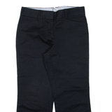 TOMMY HILFIGER Womens Trousers Black Regular Straight W30 L23