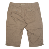 LEE 3/4 Length Mens Cargo Shorts Brown M W41