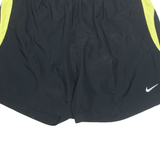 NIKE Mesh Lined Mens Sports Shorts Black S W26