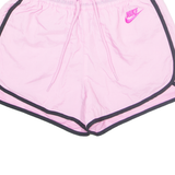 NIKE Mesh Lined Womens Sports Shorts Pink XS W25