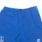 UMBRO Everton FC Mesh Lined Mens Sports Shorts Blue M W28