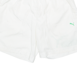 PUMA Mesh Lined Mens Sports Shorts White M W30