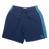 ADIDAS Mesh Lined Mens Swimming Shorts Blue M W29