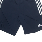 ADIDAS Mesh Lined Mens Sports Shorts Blue S W26