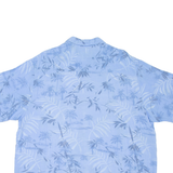 PURITAN Mens Hawaiian Shirt Blue Floral XL