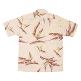 PEARL Mens Hawaiian Shirt Pink Floral L