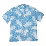 HIGH SURF Pineapples Mens Hawaiian Shirt Blue Crazy Pattern XL