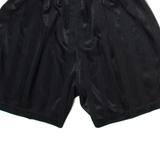 NIKE Mens Casual Shorts Black Striped L W28