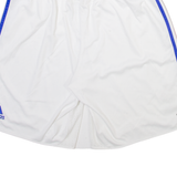 ADIDAS Mens Casual Shorts White L W26