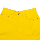 TEDDY'S Womens Casual Shorts Yellow S W26