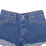 LEVI'S 501 Womens Denim Shorts Blue S W28