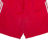 ADIDAS Mens Swimming Shorts Red XL W34