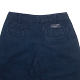 POLO RALPH LAUREN Womens Chino Shorts Blue XXS W24