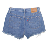 LEVI'S 501 Big E Womens Denim Shorts Blue S W27