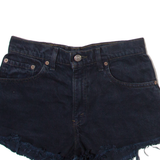 LEVI'S Womens Denim Shorts Black S W28