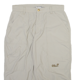 JACK WOLFSKIN Womens Casual Shorts Beige Relaxed M W30