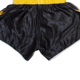 BUDO CH Mens Sports Shorts Black Crazy Pattern L W24