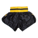 BUDO CH Mens Sports Shorts Black Crazy Pattern L W24