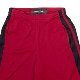 NIKE Mens Sports Shorts Red M W26