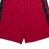 NIKE Mens Sports Shorts Red M W26
